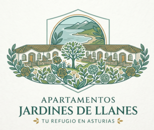 Logo de Apartamentos Jardines de Llanes, alojamiento rural en Pancar Asturias